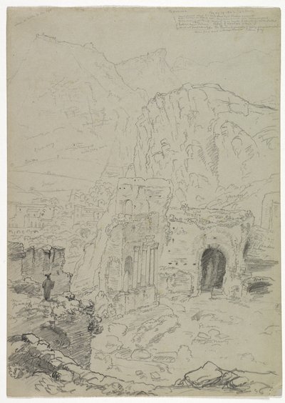 Taormina, Sicilia, 1842 de Thomas Cole